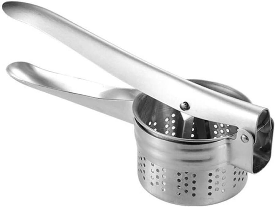 Handpers Sapcentrifuge Fruitpers Verse Drankjes Maken Ergonomisch Ontwerp 26.5 cm Zilver