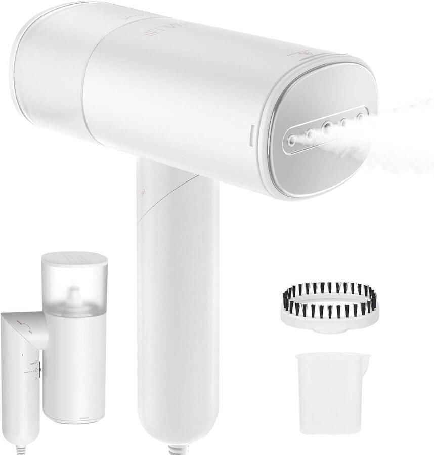 Handstomer Kleding Reisstomer Opvouwbaar Kreukels Verwijderen Opwarmen in 20 seconden 150 ml Wit