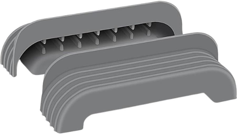 Airfryer Handvat Cover Hittebestendige Grip Veilig Koken Antislip Ontwerp 3x10x3 cm Zwart