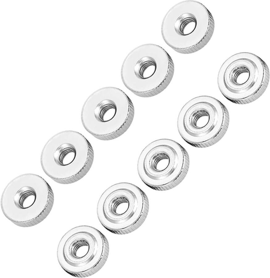 Handvat met moeren Getande moeren Gekartelde vleugelmoeren Din467 GB807 M3 M4 M5 M6 M8 M10 Kartelmoer Ronde kartelmoeren Koolstofstaal kartelmoer Kartelmoeren (M4)