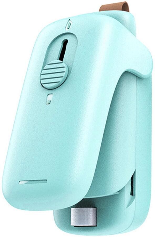 Handzame draagbare vacuümsealer 2-in-1 warmtesealer en snijder geschikt voor het bewaren van voedsel en snacks in plastic zakken om de versheid te behouden