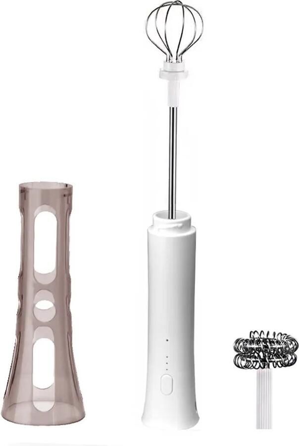 Handzame Melkschuimer 1200 mAh Oplaadbaar – 3 Snelheden – Handsfree Voor Koffie Latte Cappuccino