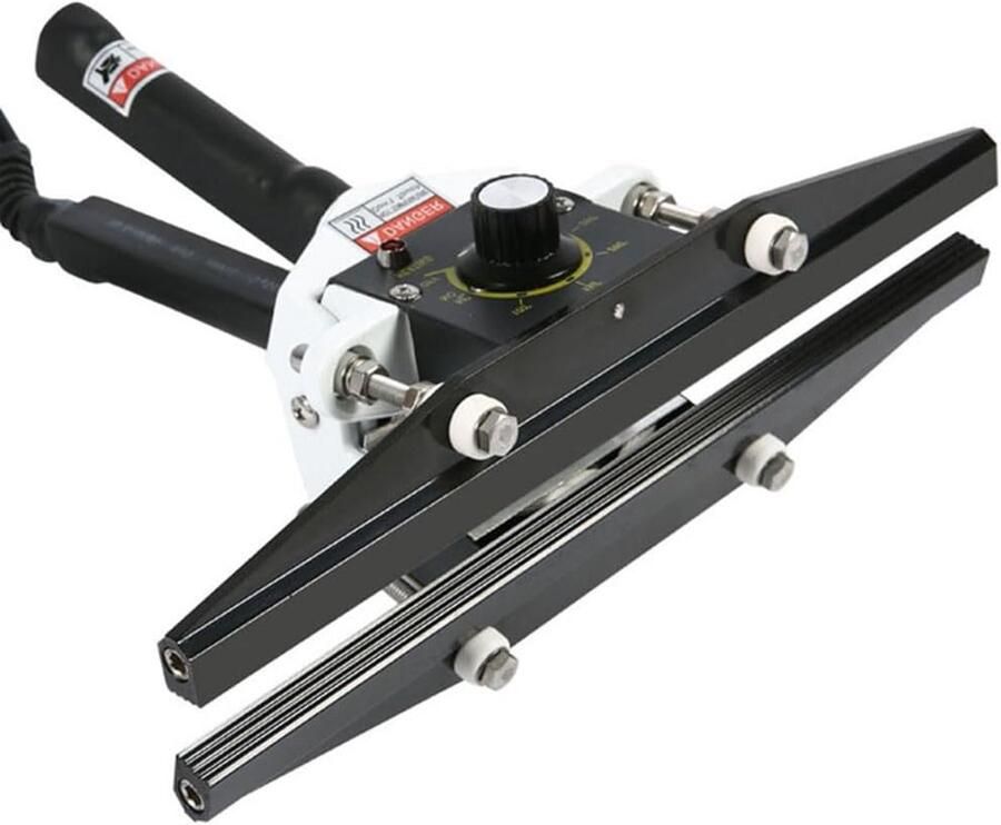 Handzame Sealer Warmte Sluitmachine Zakken Luchtdicht Maken Instelbare Temperatuur 300mm Seal Lengte Zilver