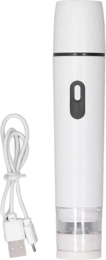 Handzame Vacuümpomp Elektrische Luchtpomp Voedsel Bewaren Draadloos en Snel 18 cm Wit
