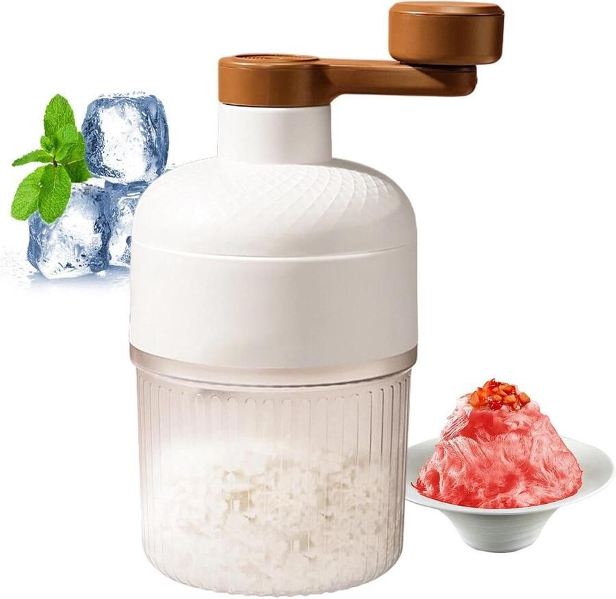 Machine voor zelfgemaakte handslinger-mixcontainer met Machine voor handmatige ie van crème voor de bereiding van desserts dranken en sorbets en voor het serveren