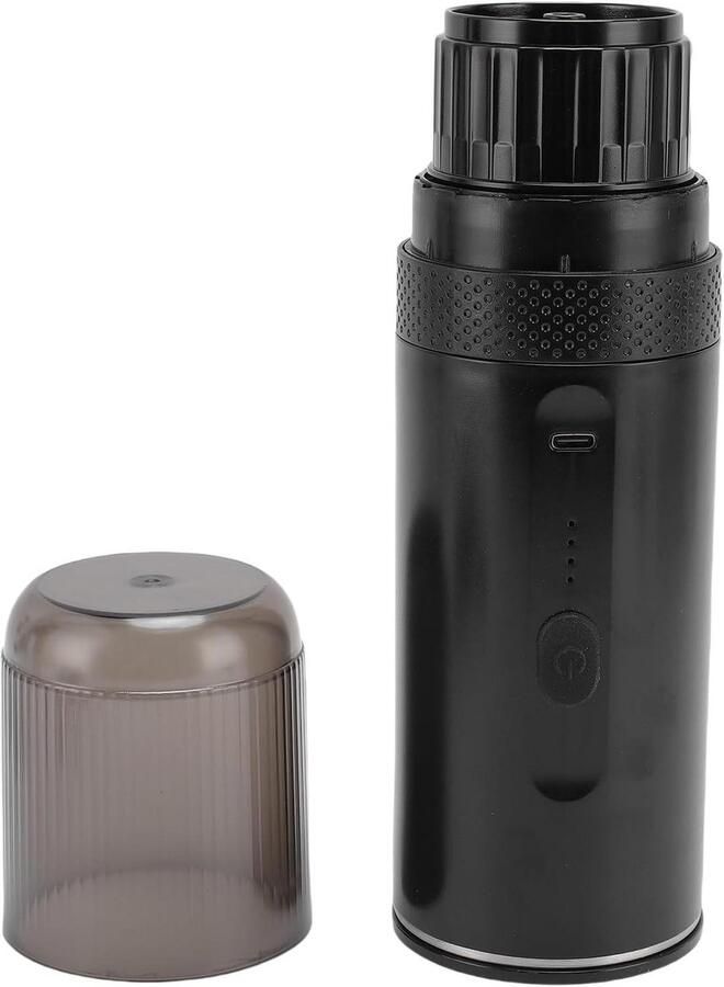 Haofy Draagbaar Koffiezetapparaat 7500 mAh Batterij met Italiaanse Pompdruktechnologie Capsule Koffieapparaat voor Reizen Kamperen Auto Gebruik Buitenavonturen Snel Ontbijt