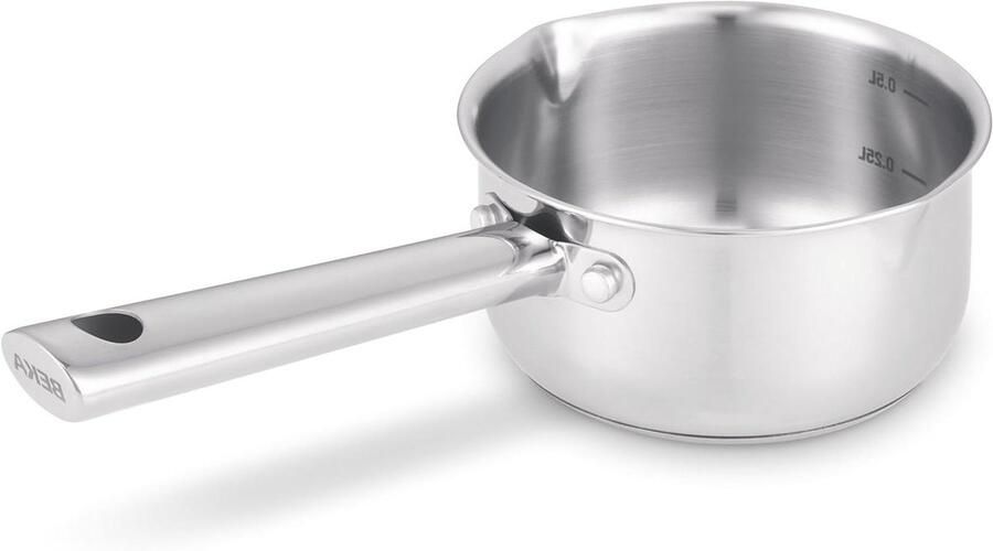 Hapjespan Koekenpan Sauteerpan Koken Gerecycled roestvrij staal 12 cm Gepolijst