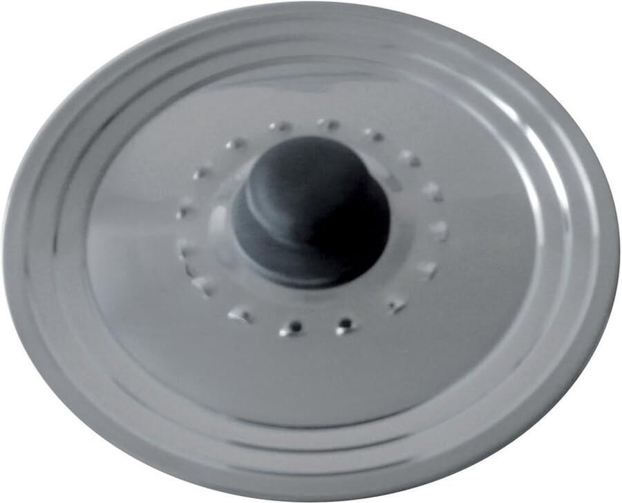 Hapjespan met Deksel Koekenpan Dagelijks Koken Roestvrij Staal 22-26 cm Zilver