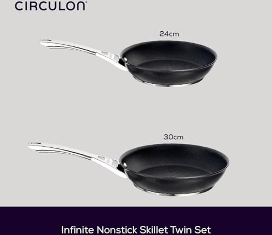 Harde geanodiseerde Franse koekenpan 24 30cm Duurzaam en veelzijdig kookgerei