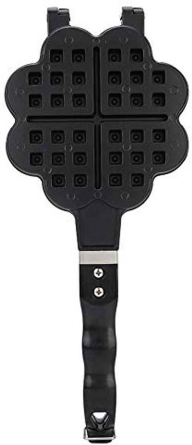 Hartenvormige DIY Wafelijzer voor Wafelcake en Pancakes Bakvorm voor Thuisgebruik