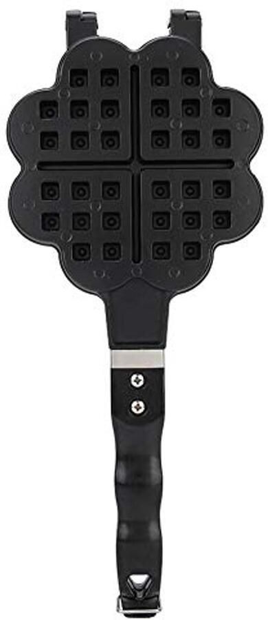 Hartenvormige DIY Wafelijzer voor Wafelcake en Pancakes Bakvorm voor Thuisgebruik