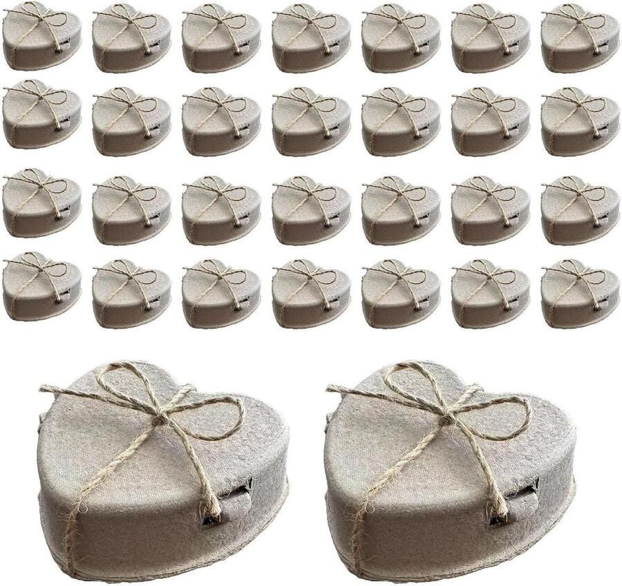 Hartvormige Eierdoos Eierhouder Opbergdoos Keuken Organiseren Herbruikbaar Natuurlijke Cellulose 30 stuks Natuurlijk