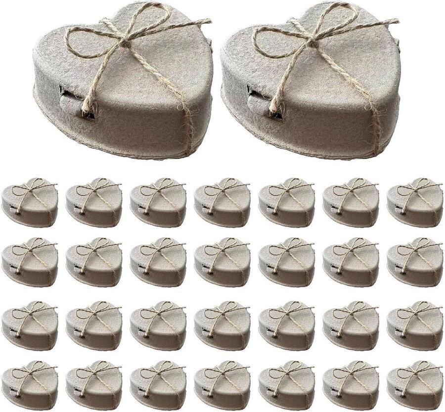 Hartvormige Eierdozen Eierhouder Tray Keuken Organiseren Herbruikbaar Natuurlijke Pulp 30 Stuks Natuurlijk