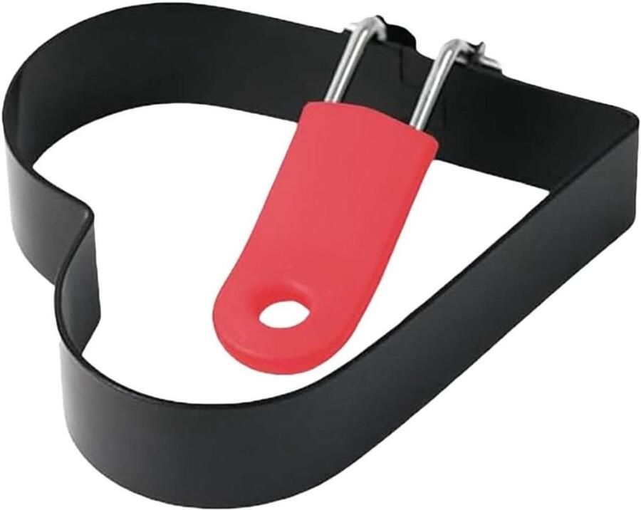 Hartvormige Eierring Braadring Omeletvorm Ontbijt Maken Anti-aanbaklaag 9 cm Zilver