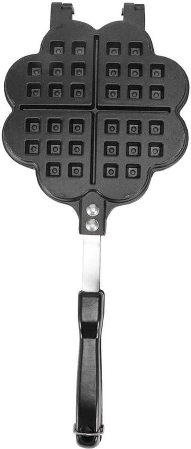Hartwafelijzer Kookplaat Wafelijzer Pan Wafel Anti-aanbak Wafelijzer Pan Kachel Top Wafel Koekenpan Wafelijzer Pan voor Familie Ontbijt Bakken