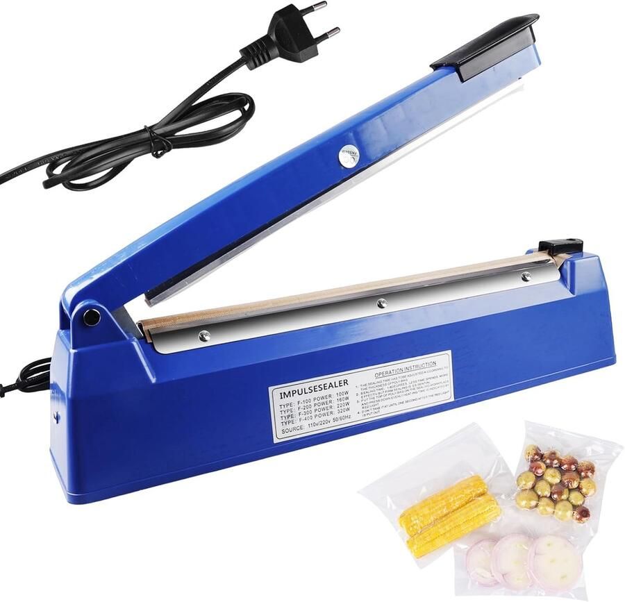 Heat Sealer 300mm Handmatige Laskmachine Duurzaam ABS Eenvoudig plastic zakken verpakken ShopVlot