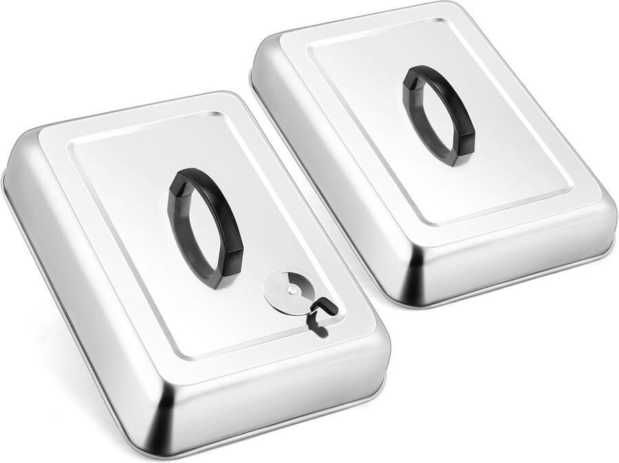 Heavy Duty Smelting Dome Set van 2 voor Bakplaat en Stoom Cover