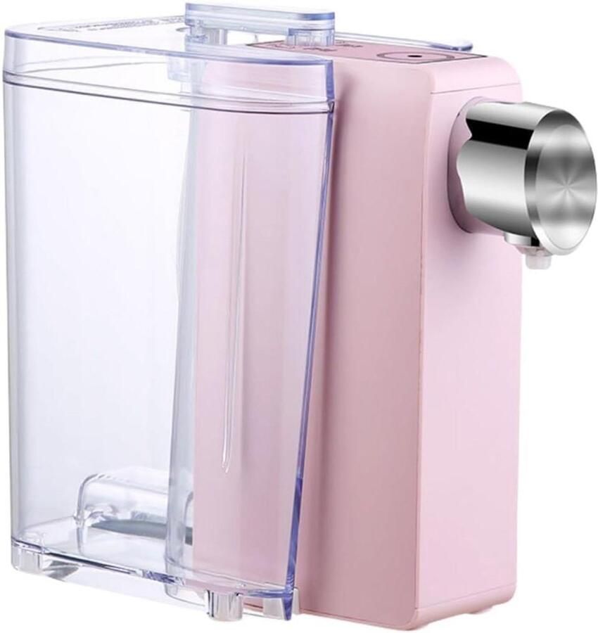 Heetwater Dispenser Mini Waterkoker Snel Drankjes Maken 5 Temperatuurstanden 1.5L Tank Roze