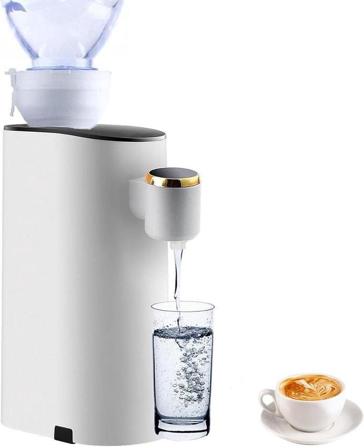 Heetwater Dispenser Waterkoeler Desktop Drinken Klaarmaken 5 Temperatuur Instellingen Compact Formaat Wit