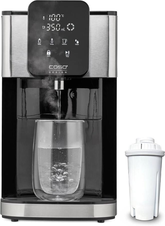 Heetwater Dispenser Waterkoker Direct Dranken Bereiden 7 Temperatuur Instellingen 4 Liter Tank Zwart