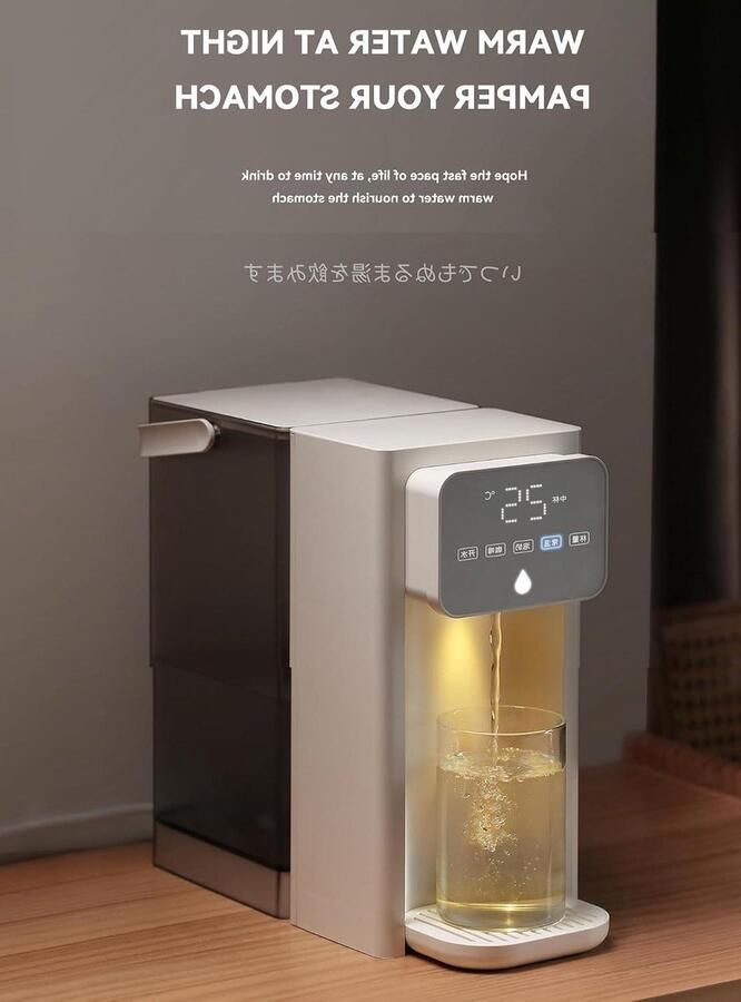 Heet Water Dispenser Waterkoker Snel Direct Water Klaar Instelbare Temperatuur 3 Liter Tank Wit