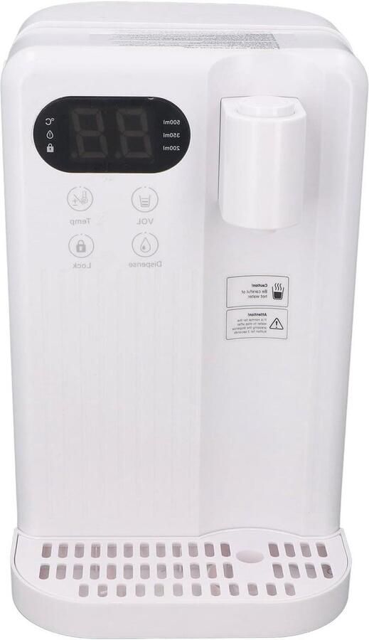 Heetwater Dispenser Waterkoker Snel Water Verwarmen Instelbare Temperatuur 3 Liter Wit