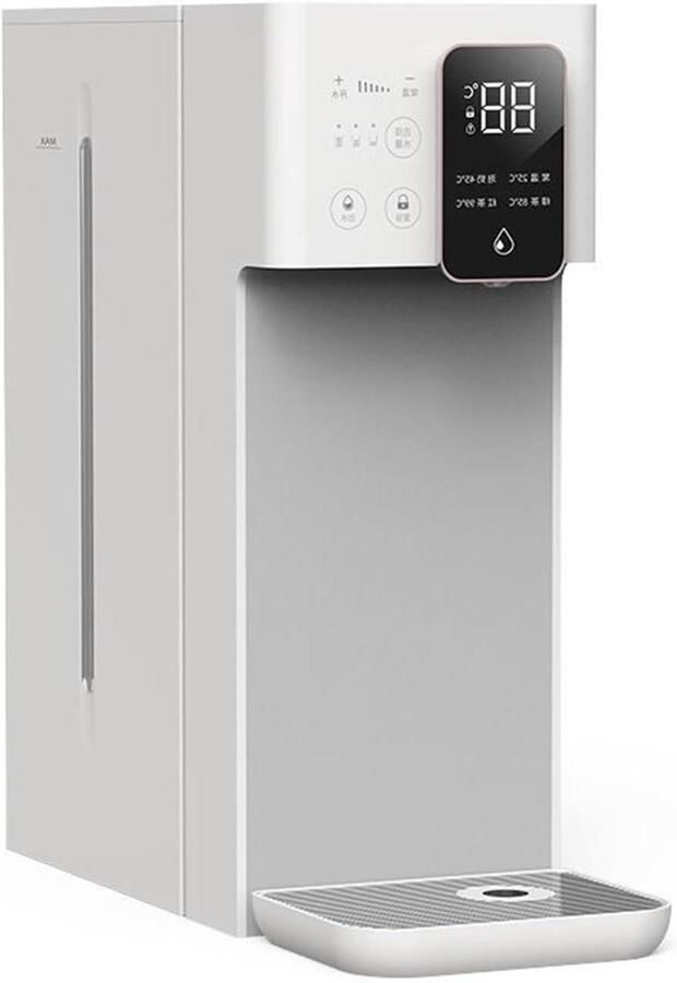 Heetwaterdispenser Direct Waterkoker Snel Thee Zetten Instelbare Temperatuur 3 Liter Tank Wit