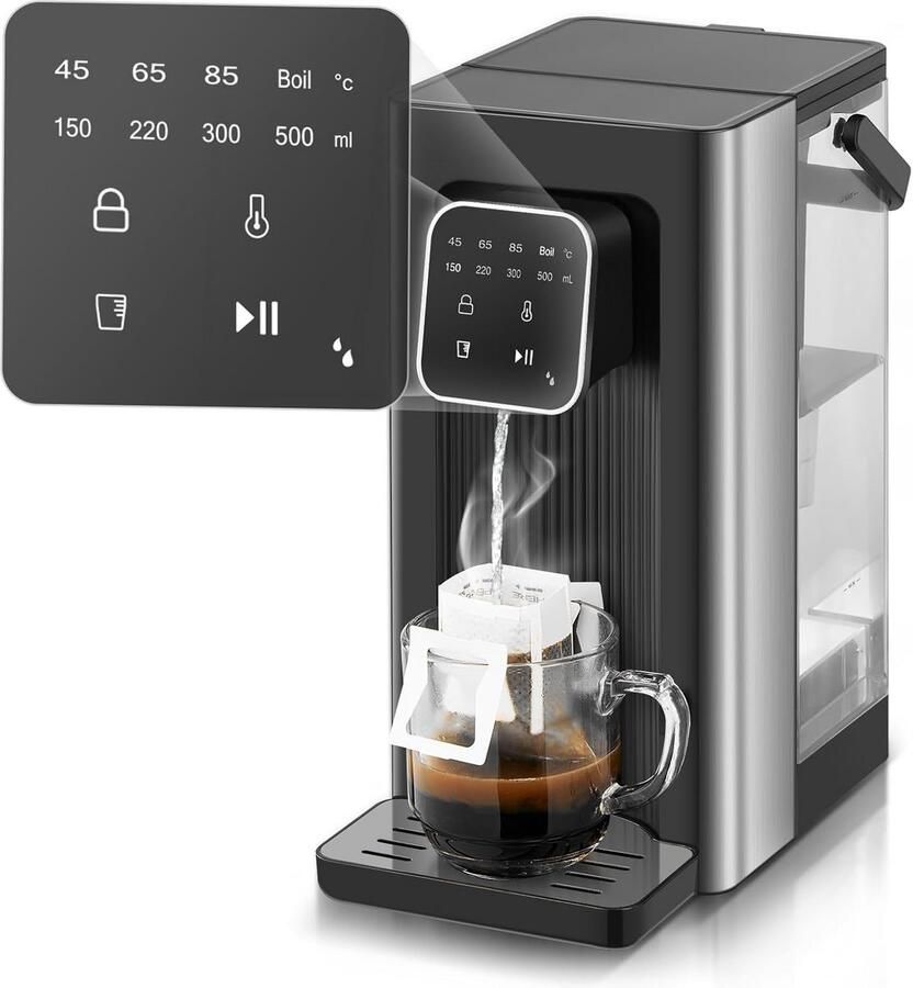 Heetwaterdispenser Heetwatertap met Reservoir Instant Waterkoker Keukenstation