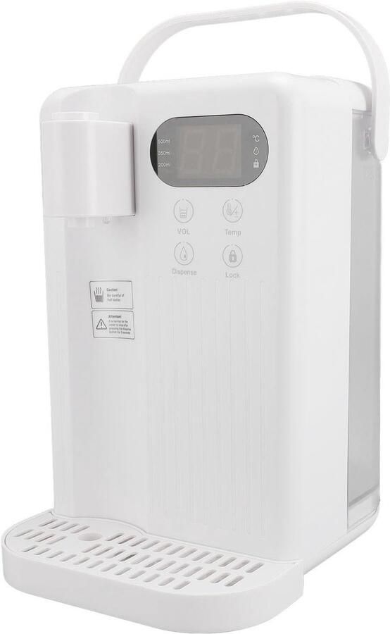 Heetwaterdispenser Waterkoker boiler Snel thee zetten 12 temperatuurstanden 3 liter tank Wit