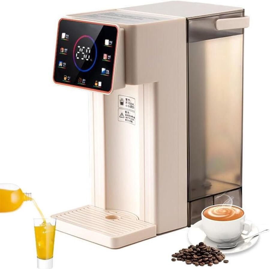 Heetwaterdispenser Warmwaterkraan Direct Drinken 6 Temperatuurinstellingen 3 Liter Tank Beige