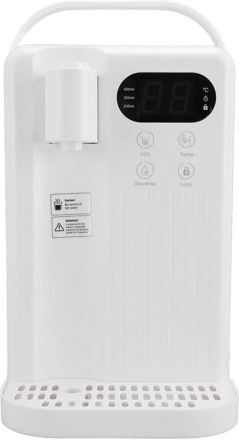 Heetwaterdispenser Waterkoker warm Direct warm water Kinderslot & 12 standen 3L Capaciteit Wit