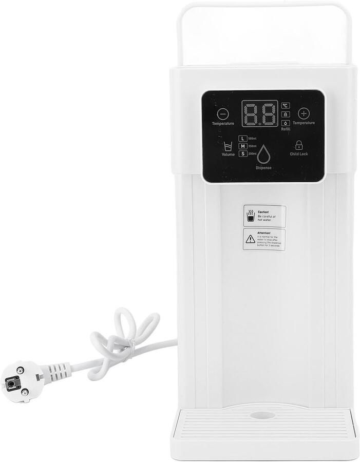 Heetwaterdispenser Snelle Waterkoker Direct Warm Water 7 Temperatuurstanden 3L Watertank