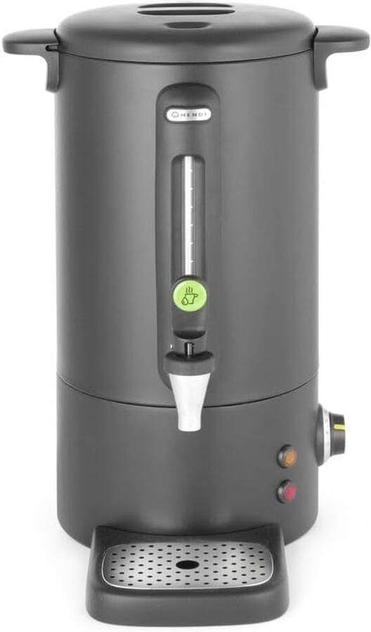 Warme Dranken Dispenser Waterkoker Buffet Warm Houden Instelbare Temperatuur 9 Liter Zwart