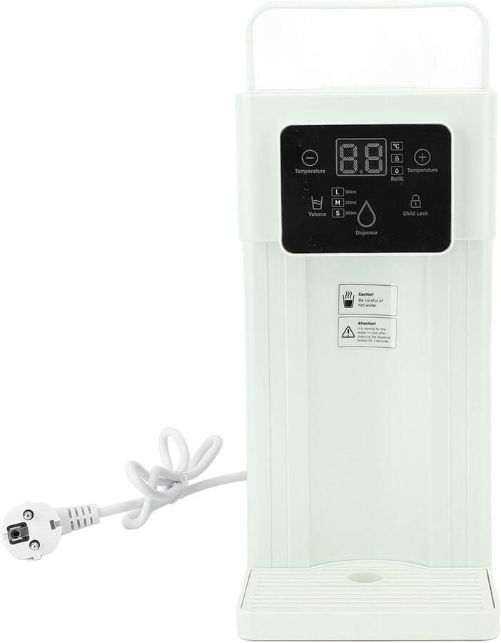 Heetwaterdispenser Direct Waterkoker Snel Dranken Maken Verstelbare Temperaturen 3 Liter Capaciteit Zwart