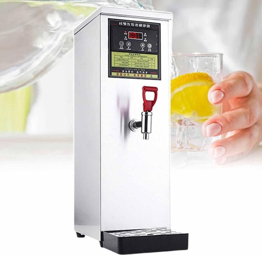 Heetwaterdispenser Kokendwatermachine Waterkoker Snel Warm Water Stapsgewijze Verwarming 50 L H Zilver