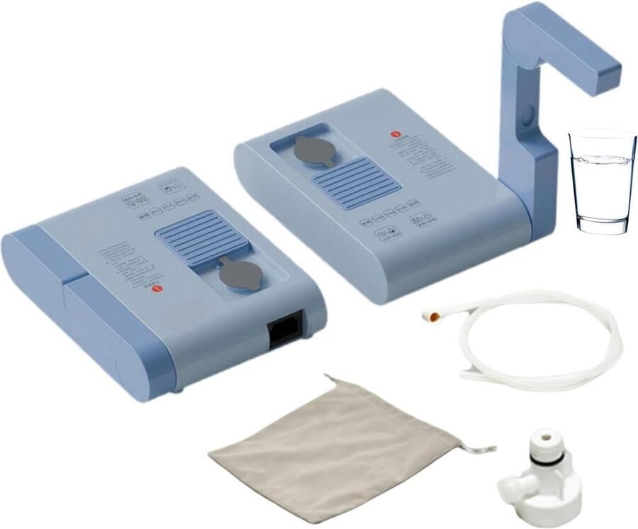 Heetwaterdispenser Mini waterkoker Snel drankjes maken 5 temperatuurinstellingen 3 seconden opwarming Blauw