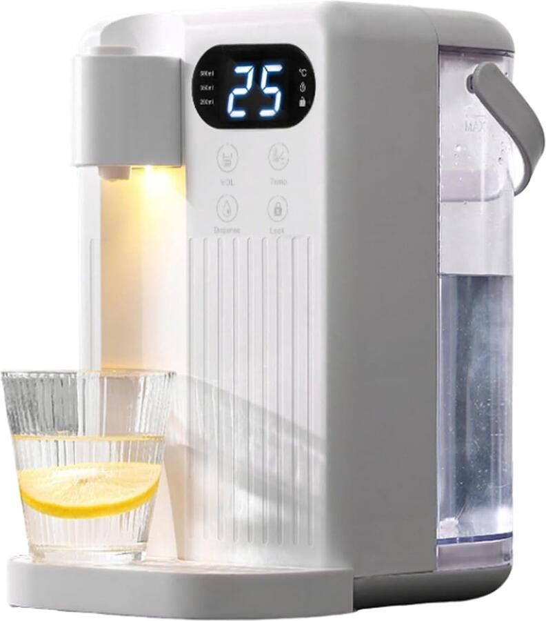 Heetwaterdispenser Snelle waterkoker Direct warm water 12 temperatuurinstellingen 3 Liter Wit