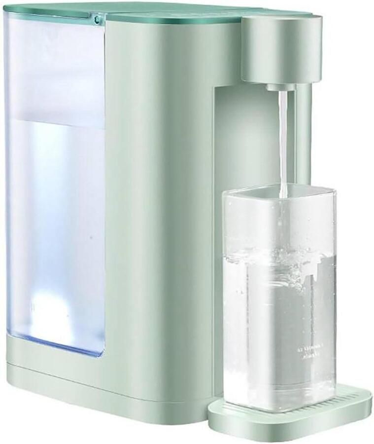 Heetwaterdispenser Waterkoker aanrecht Snel warme dranken 5 temperatuurinstellingen 3 liter tank Groen