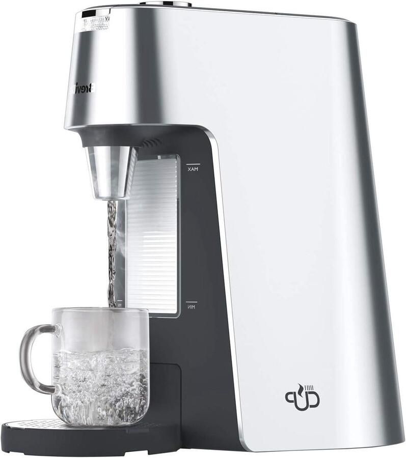 Heetwater Dispenser Waterkoker Apparaat Snel Drankjes Maken Variabele Dosering 2 Liter Capaciteit Zilver