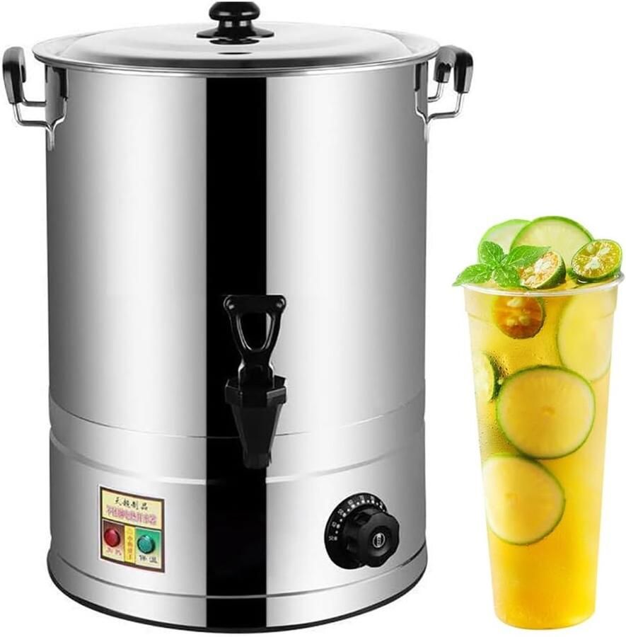 Heetwaterdispenser Waterkoker Catering Automatische Isolatie 30 Liter Zilver