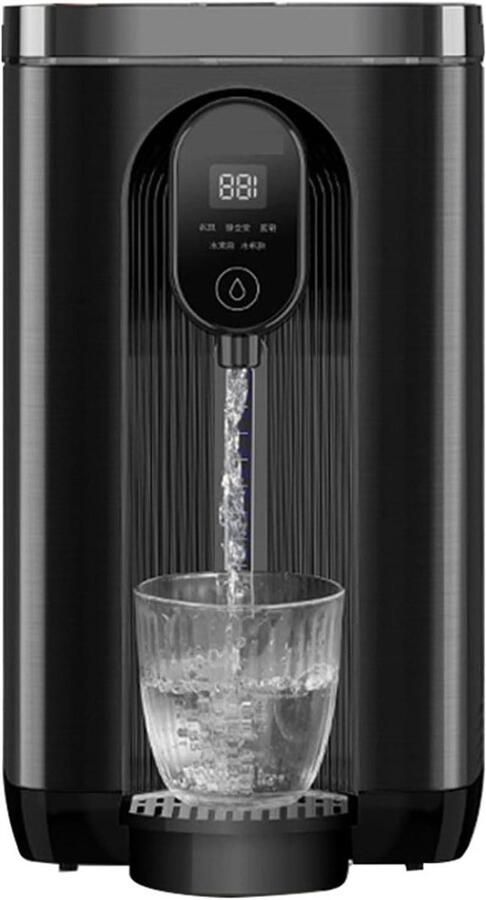 Heetwaterdispenser Waterkoker Direct Warm Water 12 Temperatuurstanden 4 Liter Zilver