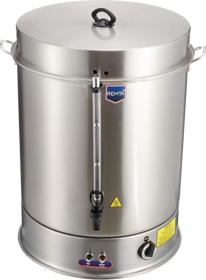 Heetwaterdispenser Waterkoker Direct Warm Water Hoge Capaciteit 50 Liter Zilver