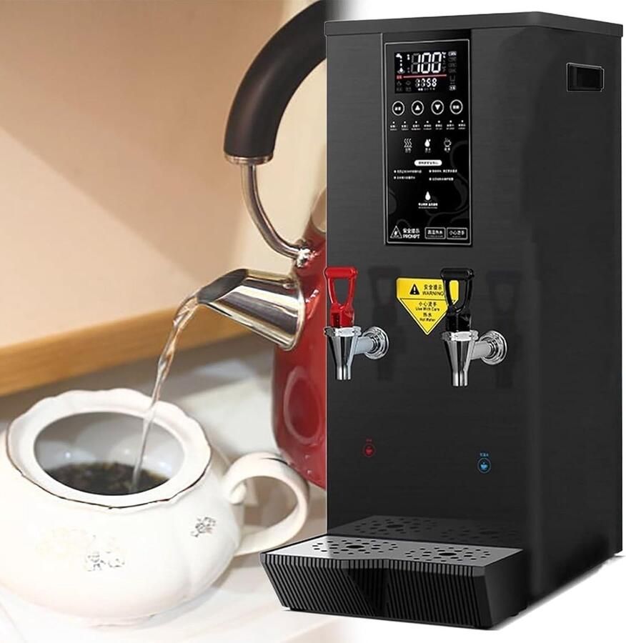 Heetwaterdispenser Waterkoker machine Snelle watertoevoer Constante temperatuur 45 liter per uur Zwart