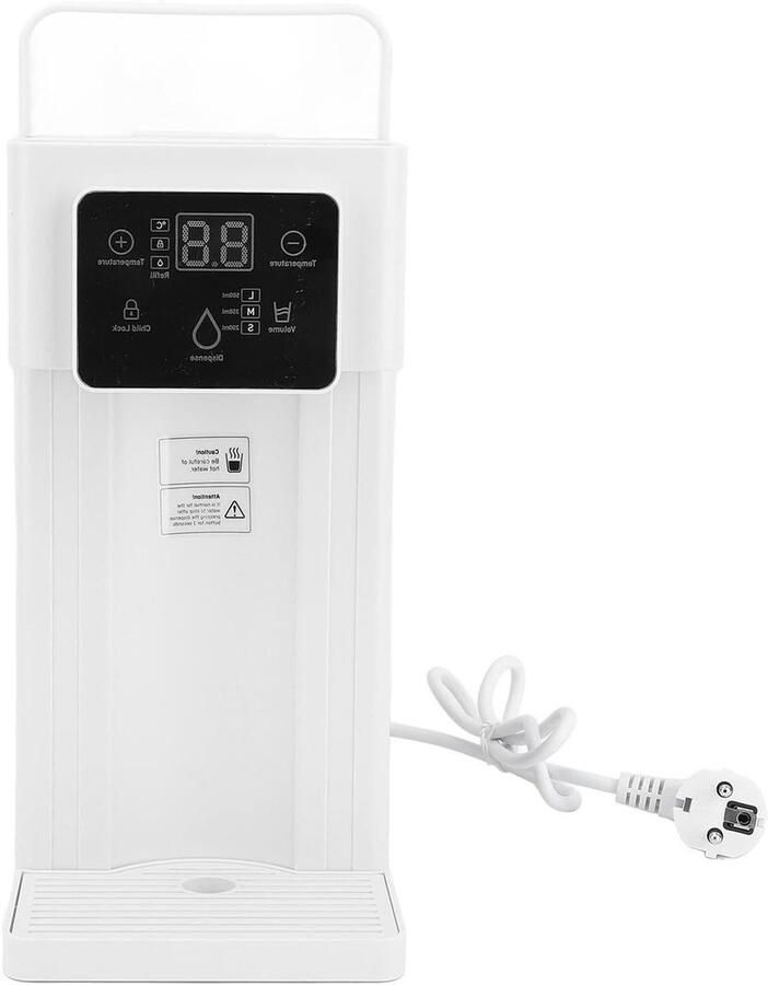 Heetwaterdispenser Waterkoker Snel Dranken Maken Instelbare Temperatuur 3L Tank Wit