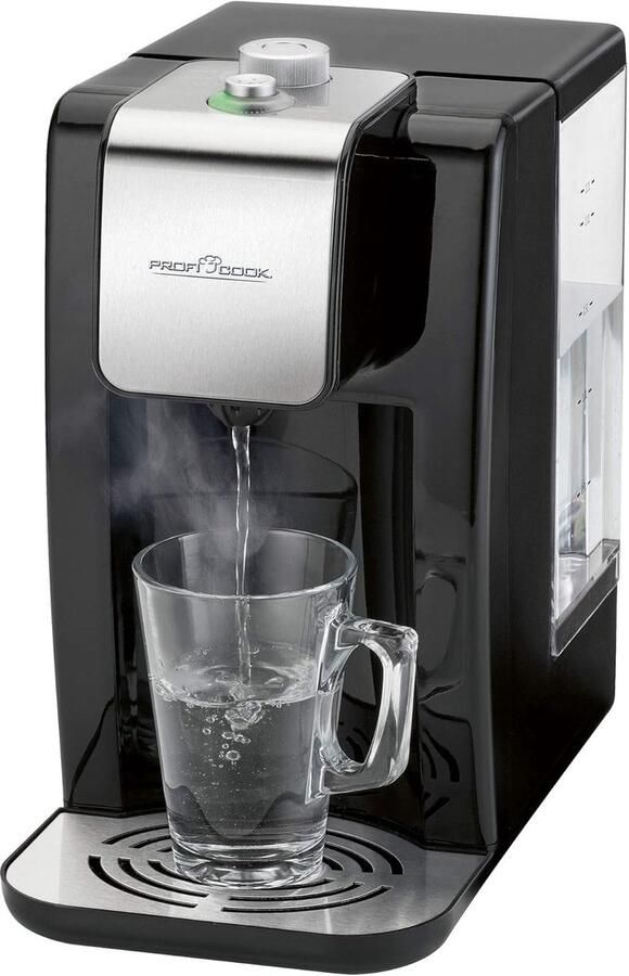 Heetwaterdispenser Waterkoker Snel Drankjes Maken 3 Seconden Opwarmtijd 2.2 Liter RVS Zwart