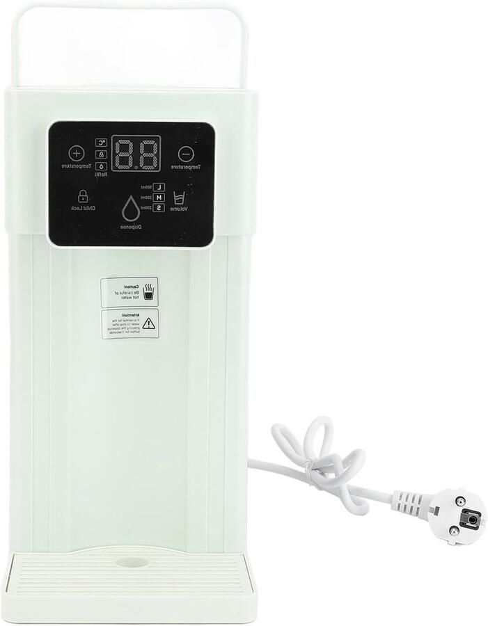 Heetwaterdispenser Waterkoker Snel Drankjes Maken 7 Temperatuur Instellingen 3 Liter Tank Zwart