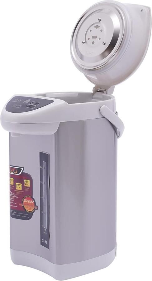 Heetwaterdispenser Waterkoker thermos Direct warm water Automatische warmhoudfunctie 4 liter capaciteit Grijs