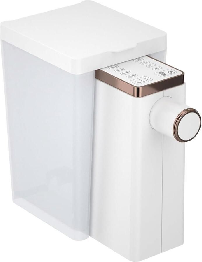 Heetwaterdispenser Waterkoker warmer Direct warm water 4 temperatuurinstellingen 2100 Watt Zwart