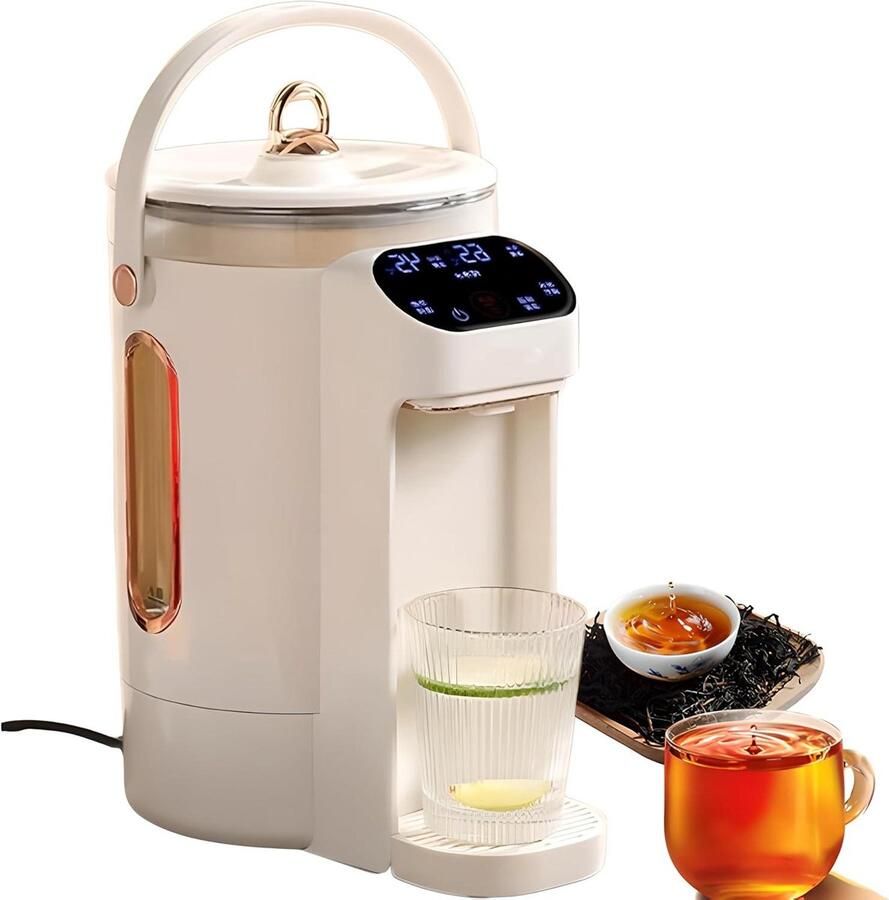 Heetwaterdispenser Waterkokers Snel Water Verwarmen 12 Temperatuurstanden 4 Liter Tank Wit