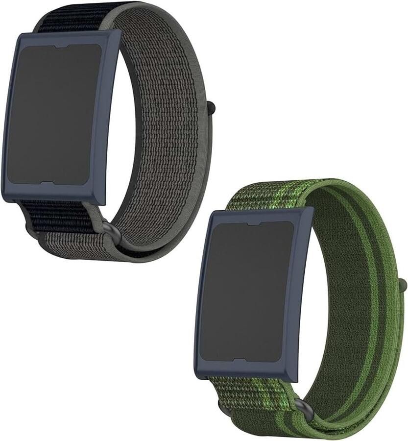 Helio Strap Amazfit Nylon met klittenbandsluiting voor Helio Strap eenvoudige pasvorm en licht uniseks ademend